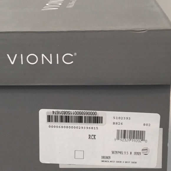 Vionic Mint Green, Mist Suede Sneakers. - Picture 11 of 16